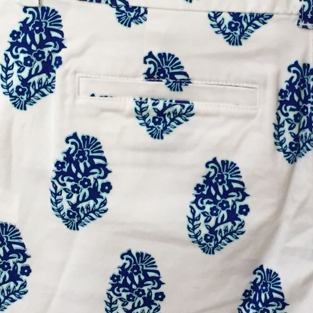 Vineyard Vines White & Blue Shell Fleur Shorts~ "Ocean Reef" NWT - Picture 8 of 11